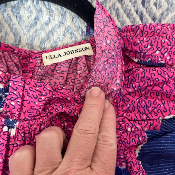 Ulla Johnson Tilda Top - Fuschia - Picture 9 of 10